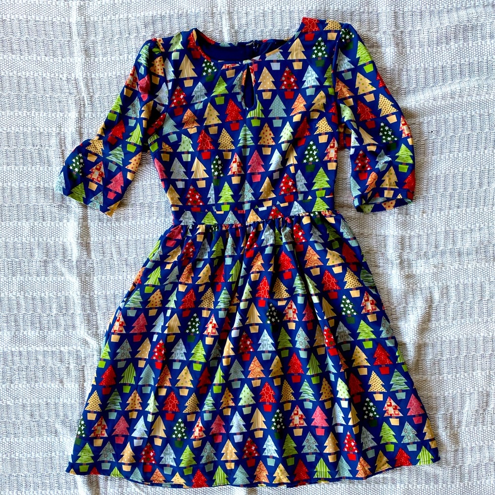 Holiday Christmas Tree Dress! XS